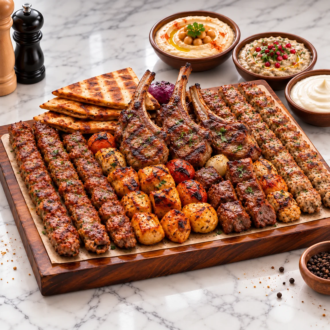 Mixed Charcoal Grills